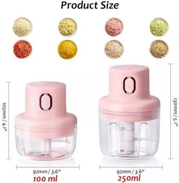 Rechargeable Food Chopper with 2 Bowls