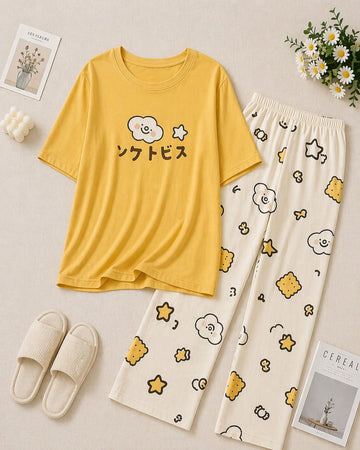 Golden Cloud Pajama