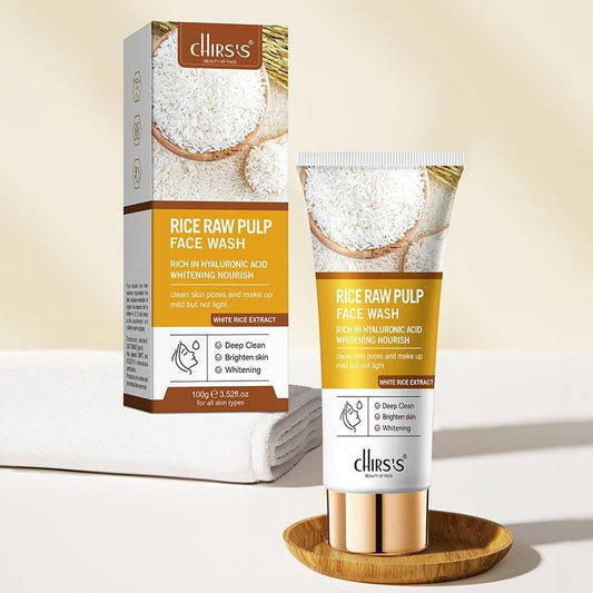 CHIRS’S Face Wash rice raw pulp