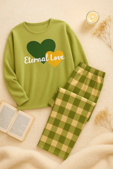 Winter Eternal Love Co-Ord Set Night Suit