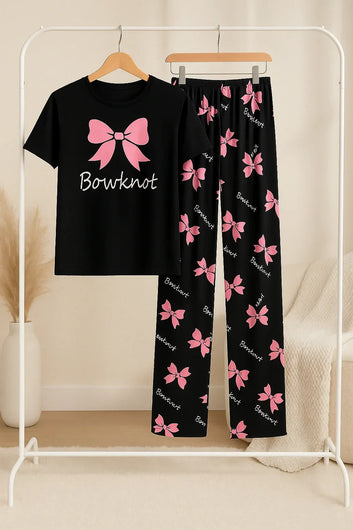 BLACK BOWKNOT