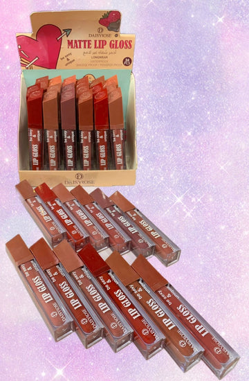 DAISYROSE Matte Lip-gloss 12 Pcs Set (Item No : 236267)