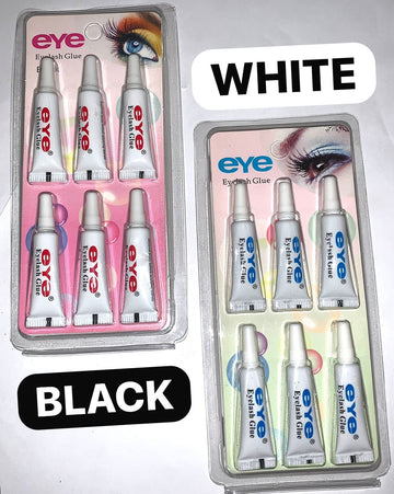 Pack Of 6 Eye Eyelashes Glue