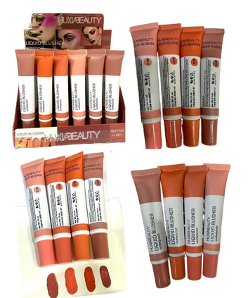 4 Pcs Set Liquid Blusher Waterproof HUXIABEAUTY Liquid Blush