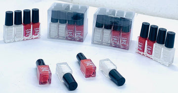 Nyx Peel-Off Nail Polish 12 Pcs Box (Red & White)