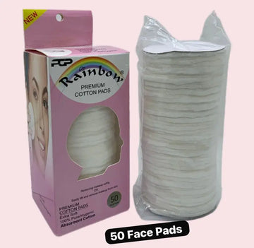 Rainbow Cotton Pads  ( Pack Of 3  )